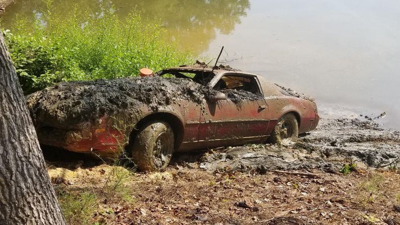Cobb County police recovered a stolen 1983 Pontiac Firebird from a west Cobb lake Tuesday. The car had been missing for 30 years.