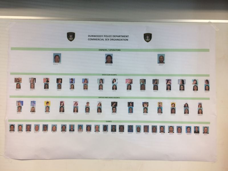 Three accused owners, 29 alleged escorts and 24 alleged patrons were arrested in connection with a commercial sex enterprise.