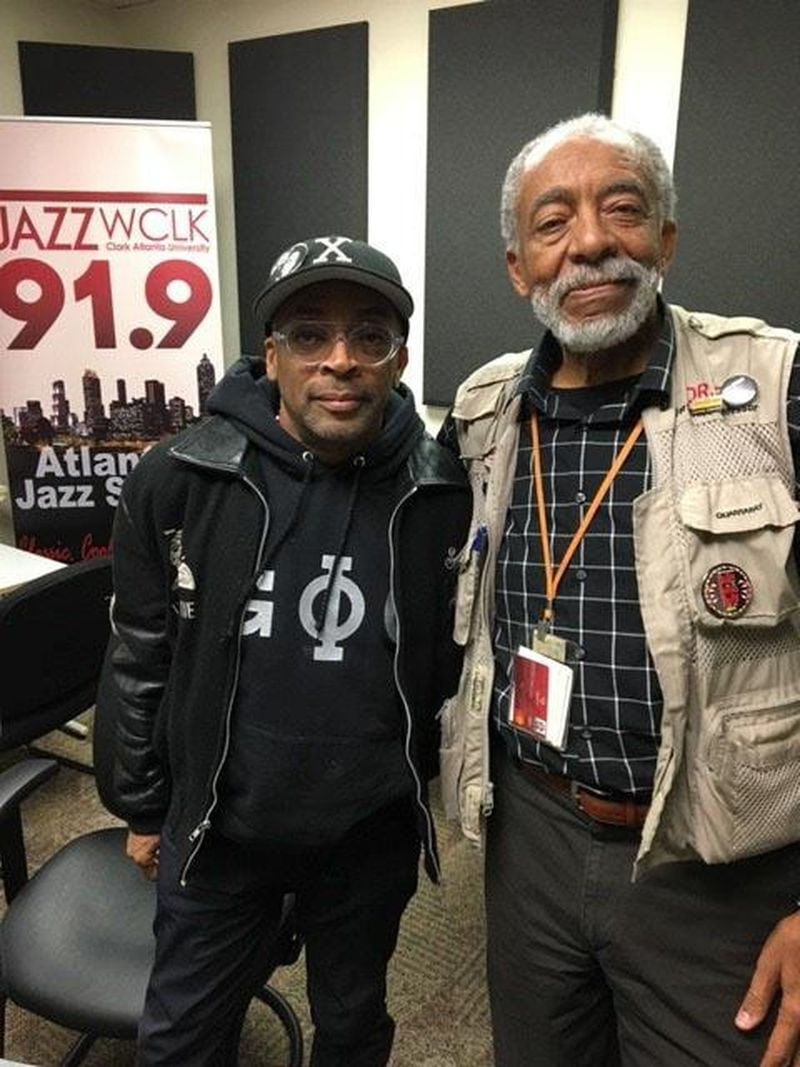 Clark Atlanta University film professor Herbert L. Eichelberger and his prized student, Spike Lee. CONTRIBUTED BY WCLK RADIO