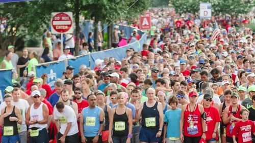 It's all about past performance: Race officials sort registrants into "waves" for the AJC Peachtree Road Race based on certifiable times, not when they registered or whether they're an Atlanta Track Club member.