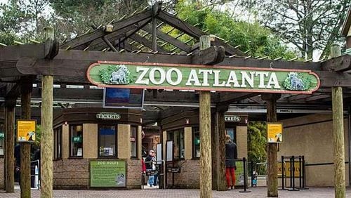 Zoo Atlanta entrance. ZOO ATLANTA
