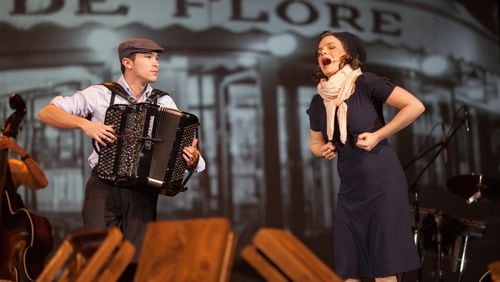 Anne Carrere performs as the legendary Edith Piaf backed by live musicians in the international touring production of “PIAF!” Contributed by Savannah Music Festival