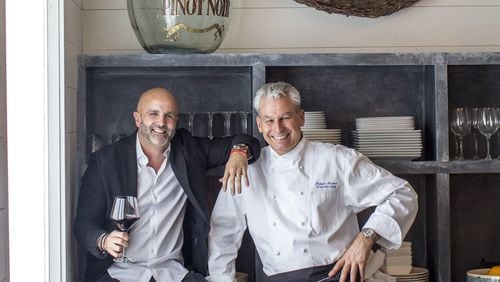 Cape Dutch owner Justin Anthony and Executive Chef Philippe Haddad. Photo Credit: Heidi Geldhauser