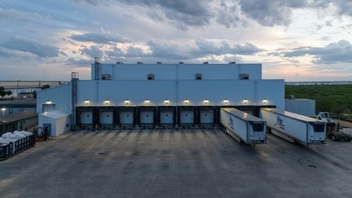 A cold storage facility in Laredo, Texas, owned by Atlanta-based Envision Cold.