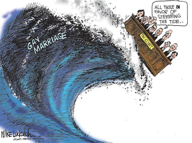 Mike Luckovich: Stemming the tide