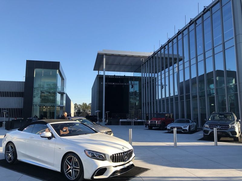 Mercedes-Benz USA opened its new headquarters in Sandy Springs where the company will eventually house about 1,000 workers. J. Scott Trubey/strubey@ajc.com