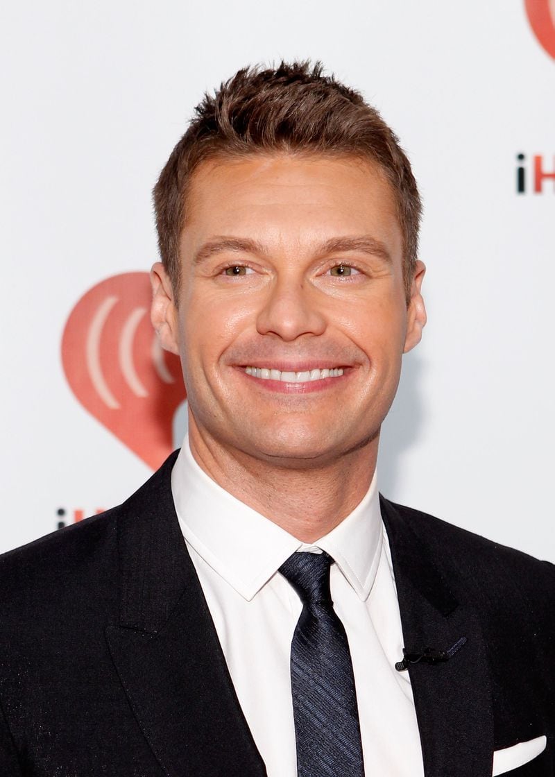  LAS VEGAS, NV - SEPTEMBER 23: Host Ryan Seacrest poses backstage at the iHeartRadio Music Festival held at the MGM Grand Garden Arena on September 23, 2011 in Las Vegas, Nevada. (Photo by Michael Buckner/Getty Images for Clear Channel)