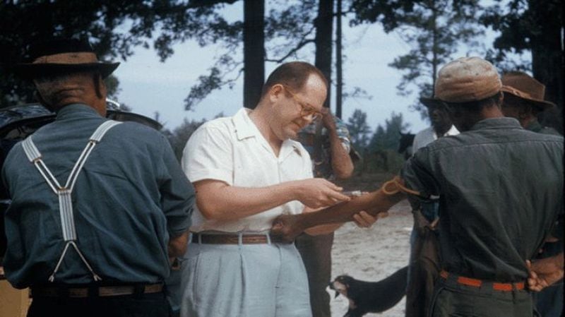 Participants in the Tuskegee syphilis study (National Archives)