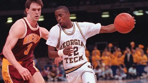 Kenny Anderson played at  Georgia Tech for two seasons from 1989-91.