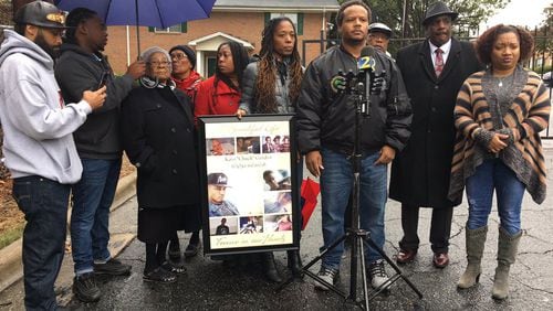Loved ones gathered Friday outside an apartment complex in southwest Atlanta to remember Kaso Gordon.