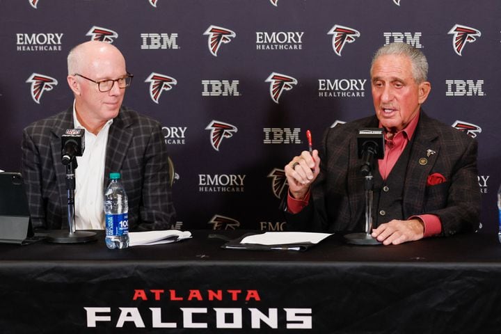 Falcons post-Arthur Smith firing press conference