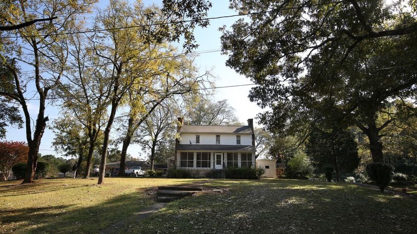 October 31, 2018 - Snellville, Ga: The Maguire-Livsey Big Home, which was built in the 1820s, is shown Wednesday, October 31, 2018, in Snellville, Ga. This home also known as the “Big House” was recently purchased by Gwinnett County for renovation and preservation from descendants of the original black owners. (JASON GETZ/SPECIAL TO THE AJC)