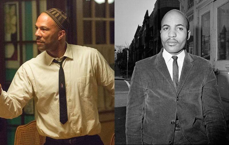 James Bevel was played by Common in "Selma."  (Left photo: Atsushi Nishijima/Paramount Pictures. Right photo: Edward Kitch/AP)