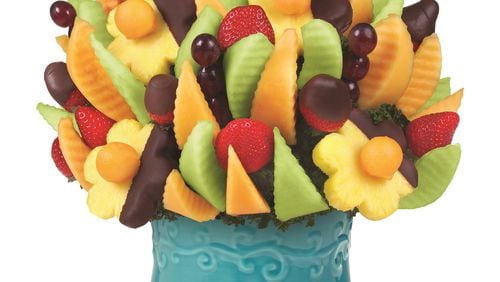 A fruit bouquet from Edible Arrangements. The company said it will open a “second headquarters” in the Atlanta area. SPECIAL