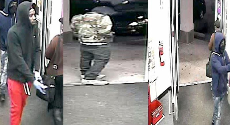 These three men are suspected in 10 armed robberies around the metro area, according to police.