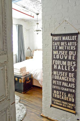 Eclectic mix of industrial meets French farmhouse