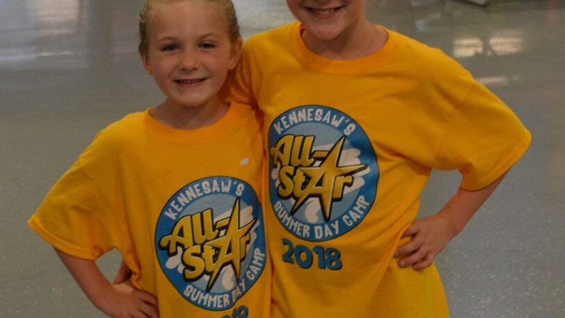 The city of Kennesaw's All-Star Summer Day Camp runs May 28 through July 26.