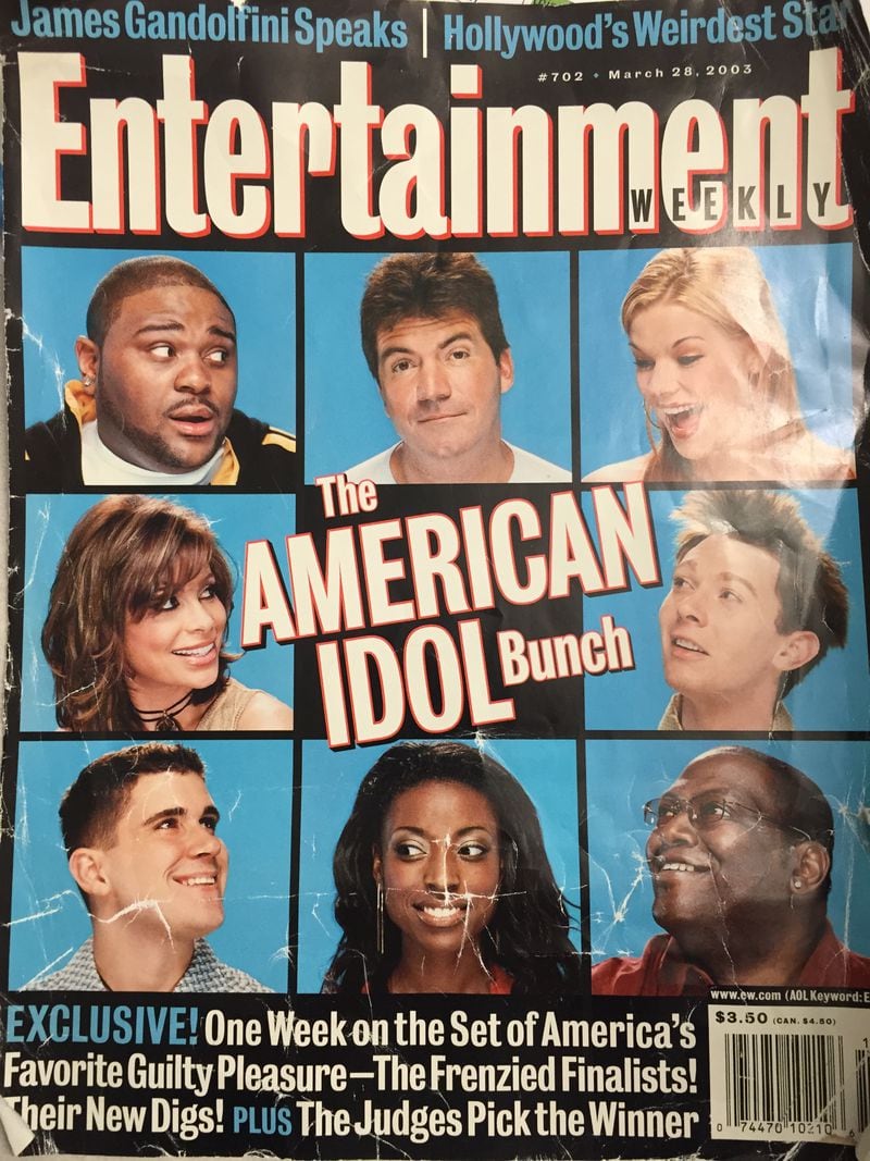 This was from season two of "American Idol" when the show was careening to the top of the ratings. CREDIT: Rodney Ho/ rho@ajc.com