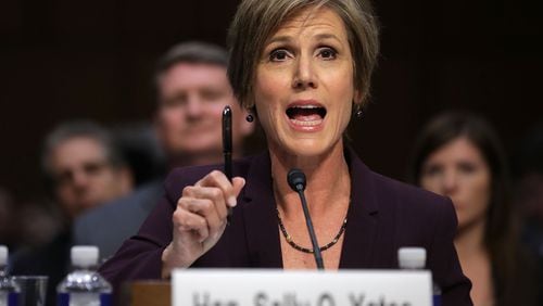 WASHINGTON, DC - MAY 08:  Former acting U.S. Attorney General Sally Yates is advising SK Innovation on its dispute over trade secrets used at a northeast Georgia battery plant.