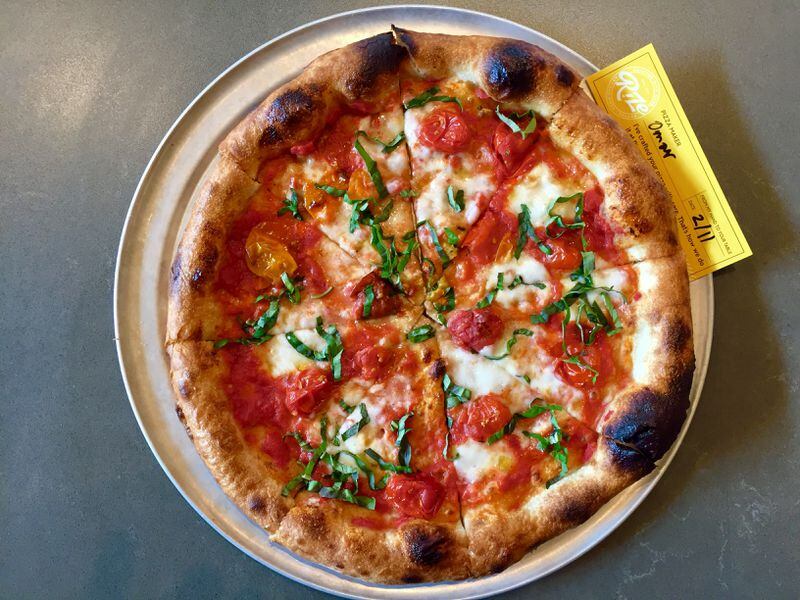  Margherita pizza at Rize Artisan Pizza + Salads in Sandy Springs. / Photo courtesy of Rize Artisan Pizza + Salads