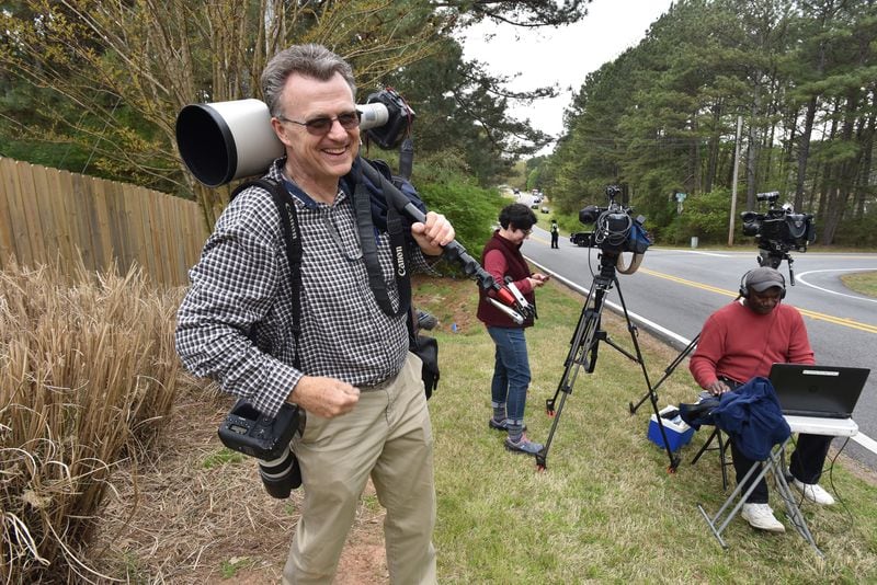 John Spink, who has shot photos for the AJC since the mid-1980s. Photo by Hyosub Shin