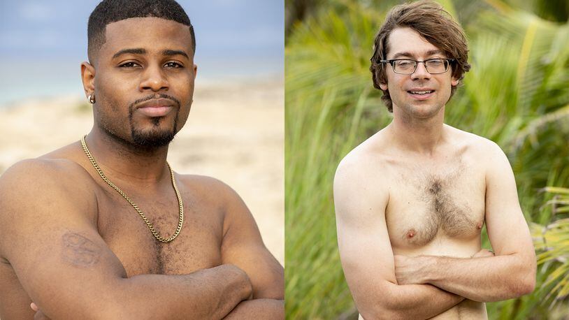 CDC employee Davie Rickenbacker and former Ga. Tech post-doc student Christian Hubicki are both part of the "David" team in the 37th season of "Survivor," which uses the "David vs. Goliath" concept.