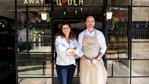 Rina Owner Tal Baum and Executive Chef Brandon Hughes. Photo credit- Mia Yakel.