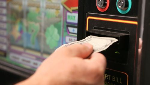 June 1, 2015 - The Lottery Corporation maintains a test lab filled with video game machines. In 2013 the Georgia Legislature moved oversight of coin operated amusement machines to the Georgia Lottery Corporation and said that all the machines would need to be connected to a central accounting system. That created a monumental task for the Lottery Corp., which by July is to have most of the machines hooked up. BOB ANDRES / BANDRES@AJC.COM