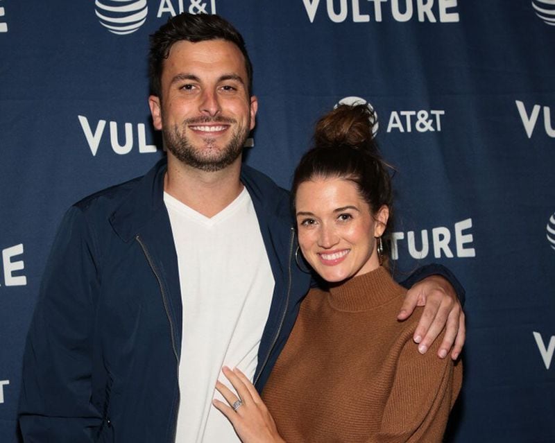 Some in the fantasy sports community complained that Jade Roper-Tolbert and her husband, Tanner Tolbert, also an alum of the “Bachelor” franchise, colluded to win the DraftKings "Millionaire Maker" contest on Sunday because nearly all their entries had a uniquely different lineup of players.