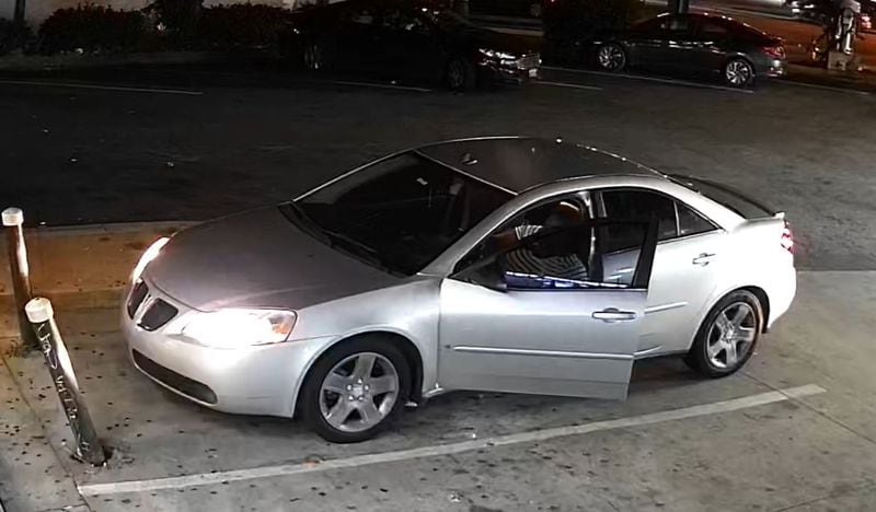 Police officers are searching for this vehicle, which has been tied to at least one shooting in southwest Atlanta.