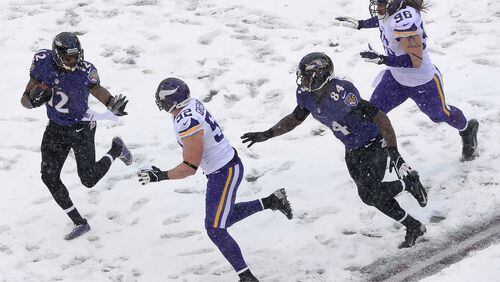 The Baltimore Ravens take on the Minnesota Vikings in Baltimore at M&T Bank Stadium. Ravens' safety Matt Elam was arrested on drug charges Saturday night in Miami Beach.