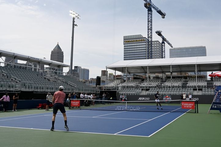 Atlanta Open christen the stadium court