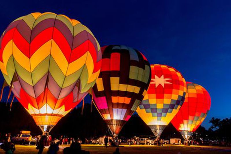 Colorful balloons will fly over the sky at Gwinnett County Fairgrounds this weekend.