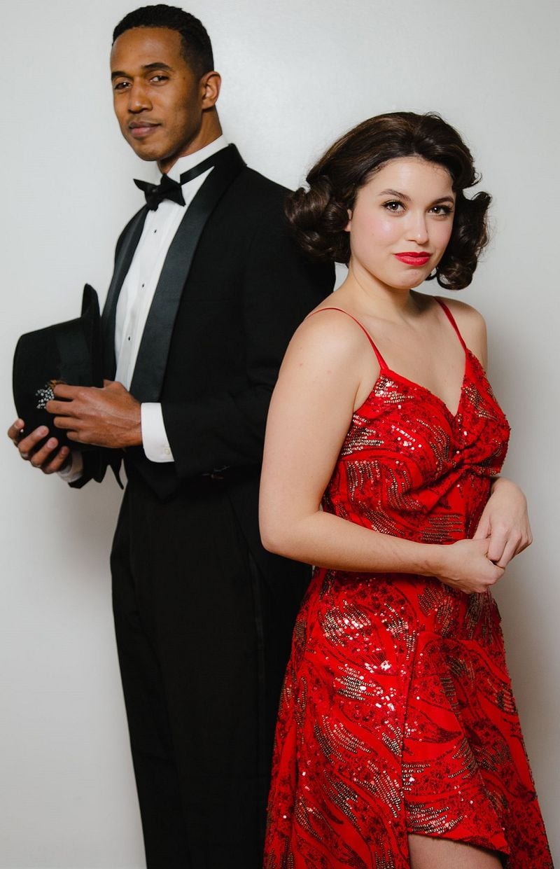 Anna Dvorak and Fenner Eaddy co-star in the original musical “The Pretty Pants Bandit” with Georgia Ensemble Theatre.
Courtesy of Casey Ford