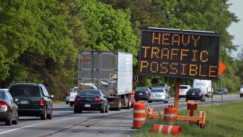 Clayton County residents will discuss detour concerns on the planned widening of Mount Zion Boulevard and Battle Creek Road. JASON GETZ / JGETZ@AJC.COM
