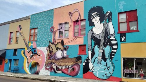 Clarksdale, Mississippi, has an eclectic, artsy vibe reflected by murals that brighten up the downtown area. Contributed by Blake Guthrie