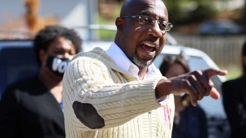 The need to "lower the costs for consumers" was the first issue Democratic U.S. Sen. Raphael Warnock brought up after qualifying earlier this month to seek reelection. Miguel Martinez for The Atlanta Journal-Constitution