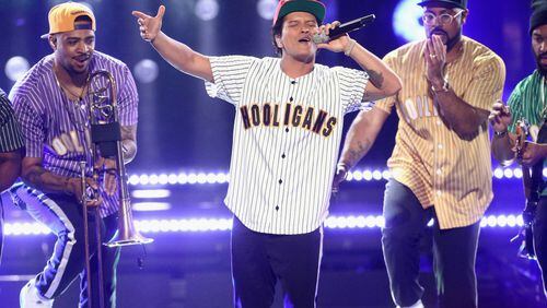 Bruno Mars will rock the Electric Ballroom Stage Saturday night at Music Midtown. Photo: Getty Images