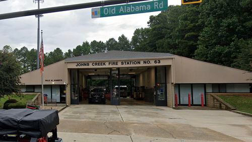 In 2010, Johns Creek dedicated Fire Station 63 Firefighter in recognition of Felix M. Roberts who was killed trying to rescue a resident trapped inside a burning home. (Google Maps)