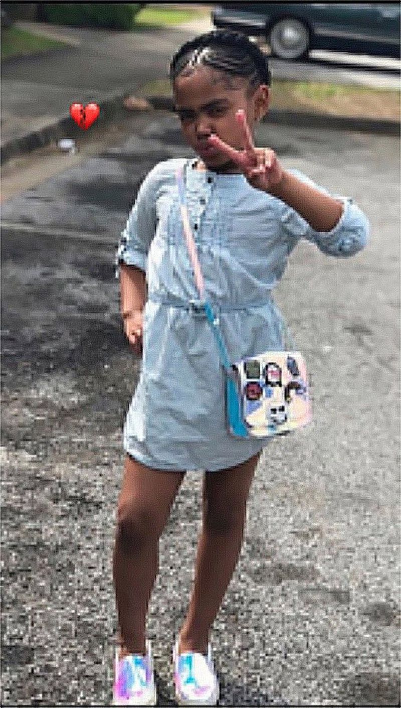 Secoriea Turner, 8, was fatally shot on Saturday, July 4, 2020, in Atlanta. FAMILY PHOTO