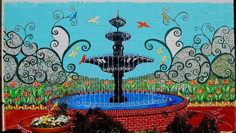 You can see "Fountain of Peace and Love" by McKenzie Snow in downtown Marietta.