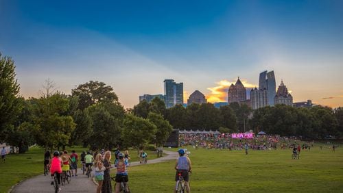 The city of Atlanta recently acquired land to expand Piedmont Park. AJC file photo