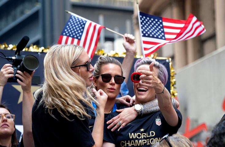 U.S. Women's Soccer parade