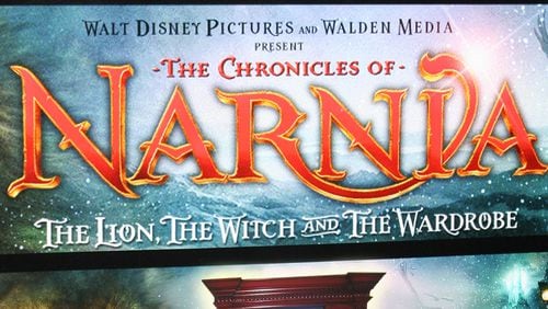 Signage of 'The Chronicles Of Narnia' At the Disney Store on November 19, 2005 in New York City. Netflix is adapting the C.S. Lewis book series into film and TV projects.