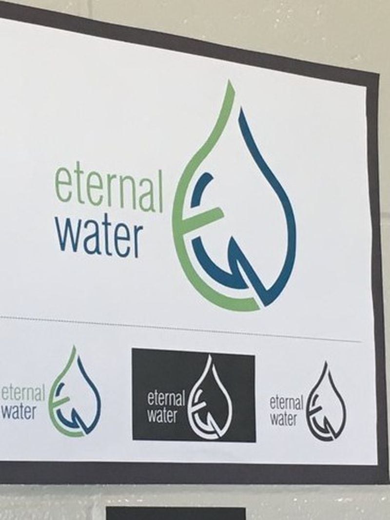 The logo for Eternal Water.