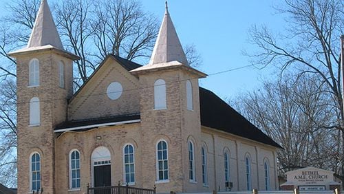 Bethel AME Church in Acworth was built in 1882 and is on on the National Register of Historic Places.