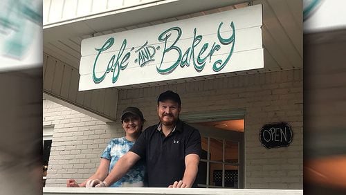 Huh! Natural and Real Food in Roswell is run by husband and wife Sebastian Gracey and Cristina Kisner. The couple and their five daughters immigrated to the U.S. last October. They opened the bakery-cafe in December. LIGAYA FIGUERAS / LIGAYA.FIGUERAS@AJC.COM