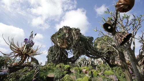 Pandora — The World of Avatar attraction is now open in Disney’s Animal Kingdom theme park at Walt Disney World in Orlando. It’s based on James Cameron’s 2009 movie. AP PHOTO / JOHN RAOUX