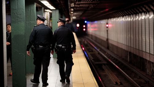 An Ohio man has been arrested after being found at the Times Square subway station with an unloaded semiautomatic rifle, ammunition and a gas mask in a bag, law enforcement officials told News 4 in New York on Friday. (AJC file photo)
