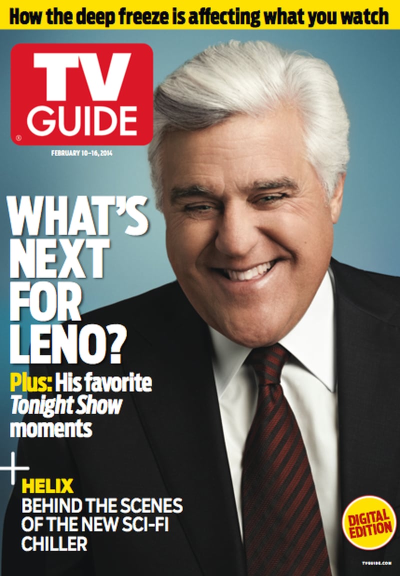 Leno's most recent cover shot on TV Guide.